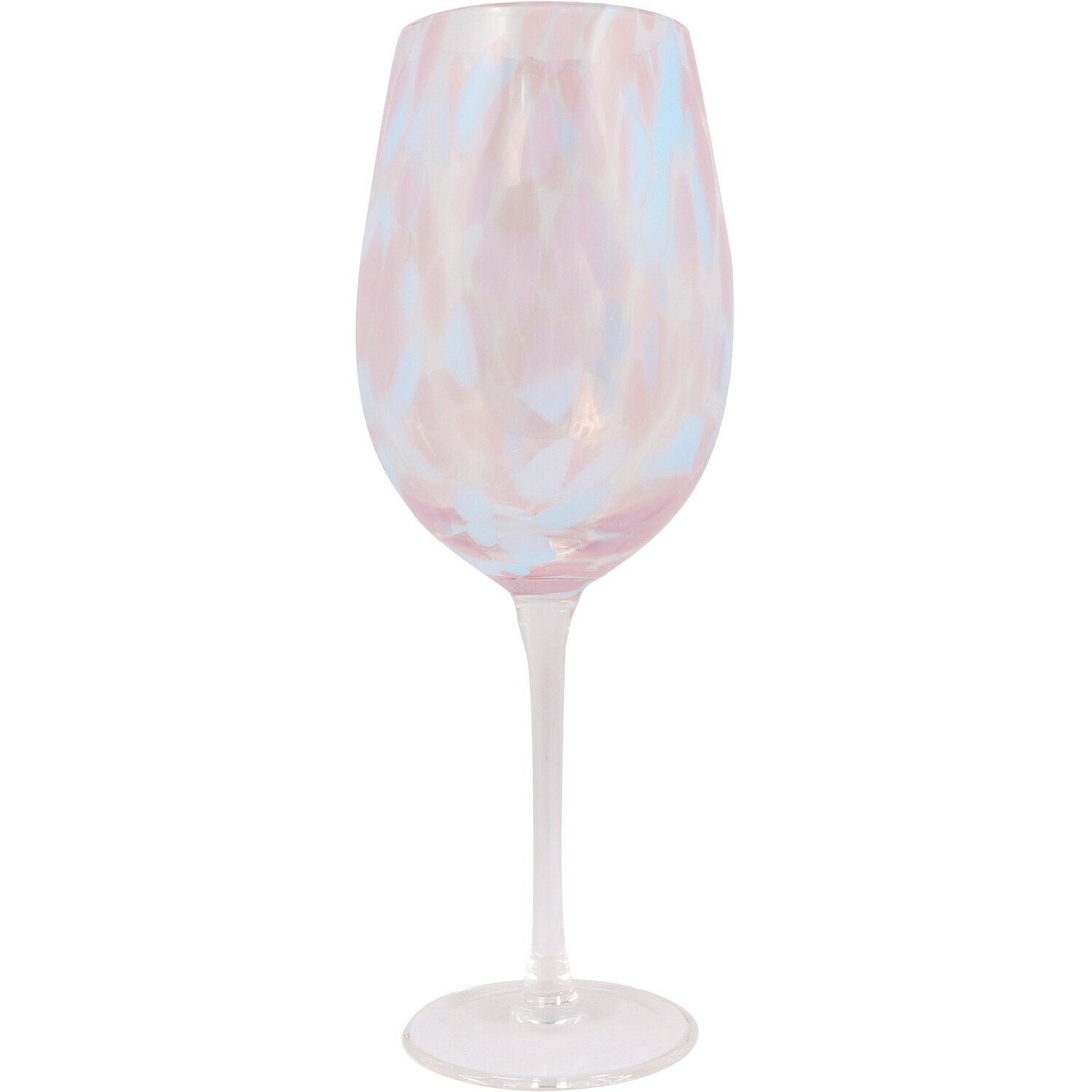 Confetti Multi Colour Wine Glass Image 1