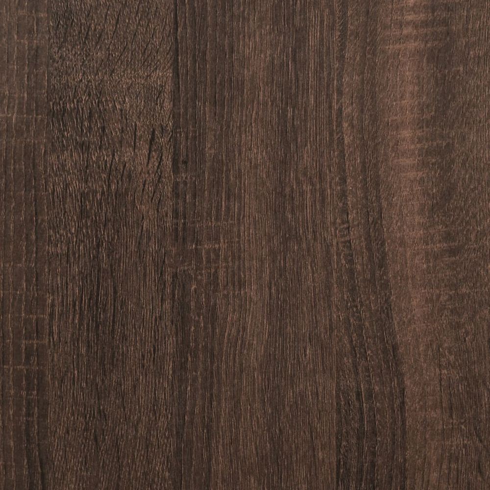 vidaXL 2 Drawer 3 Shelf Brown Oak Highboard Image 8
