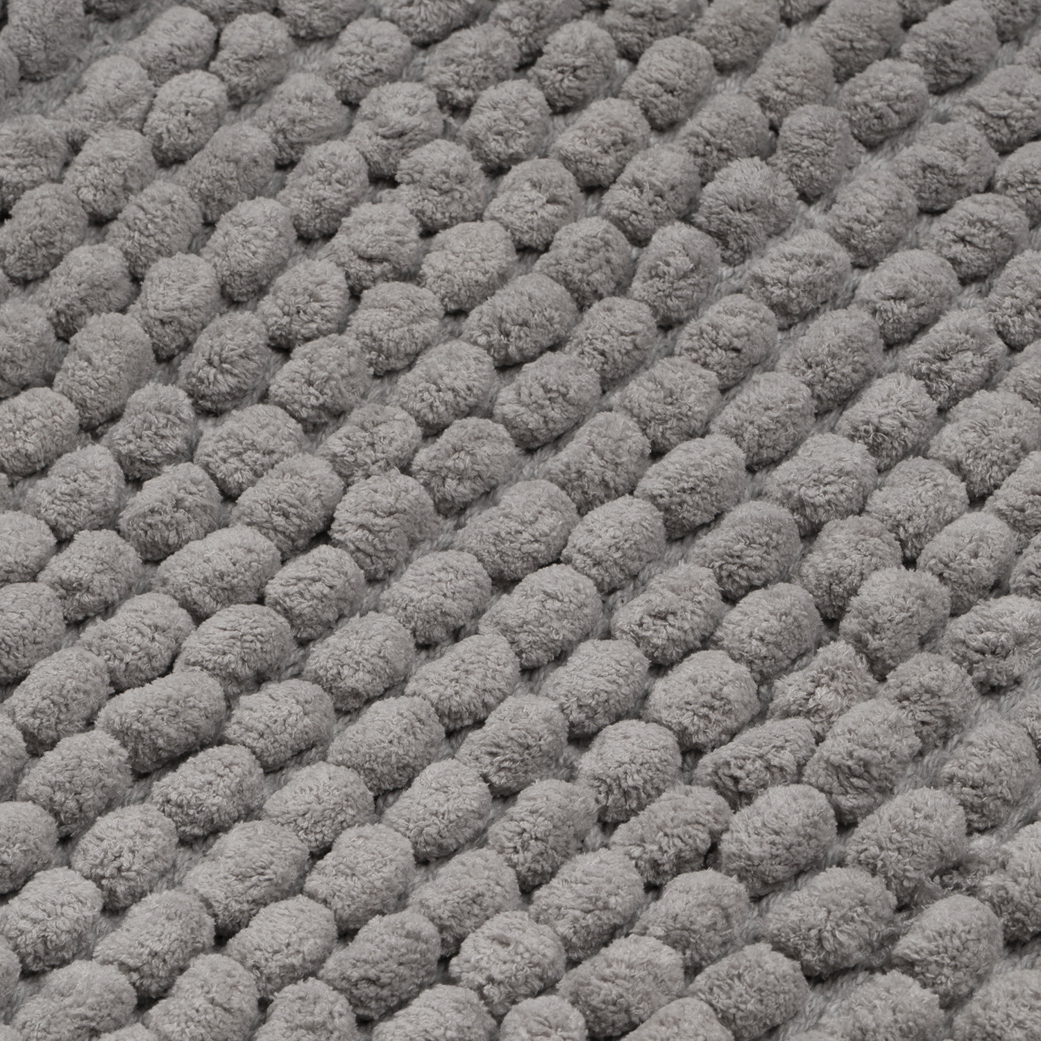 Chunky Bobble Bath Mat - Ash Grey Image 2