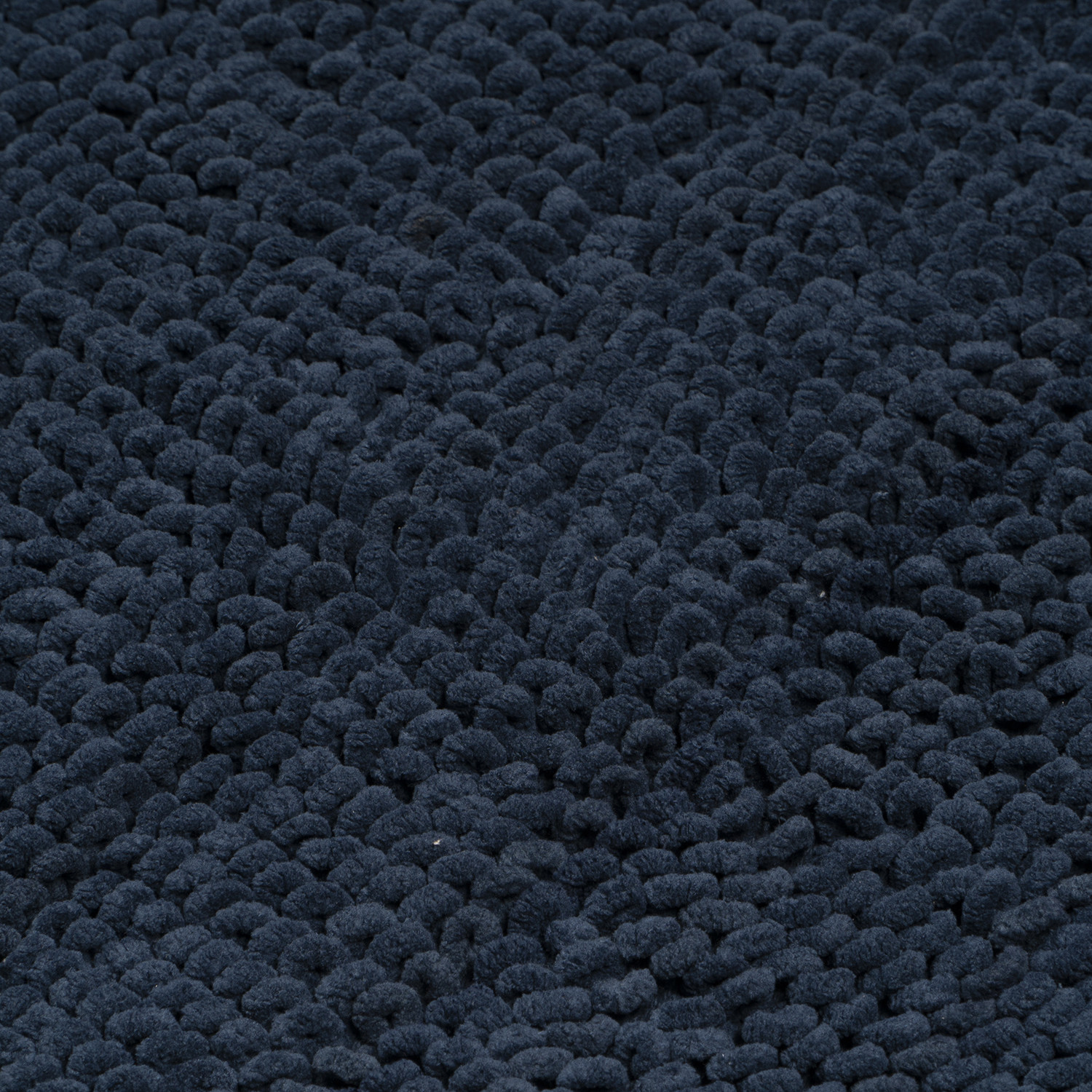 Navy Bobble Cotton Bath Mat 50 x 80cm Image 2