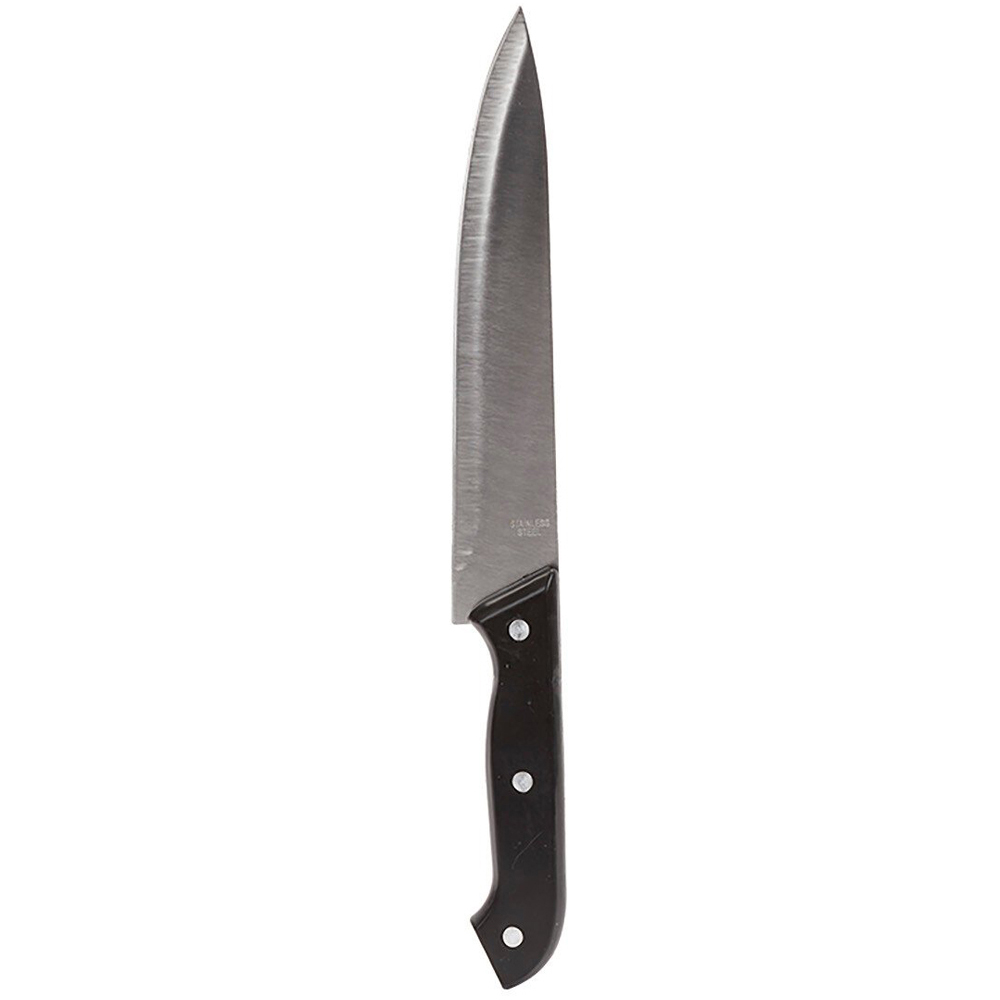 Stainless Steel Cook's Knife - Black Image 1
