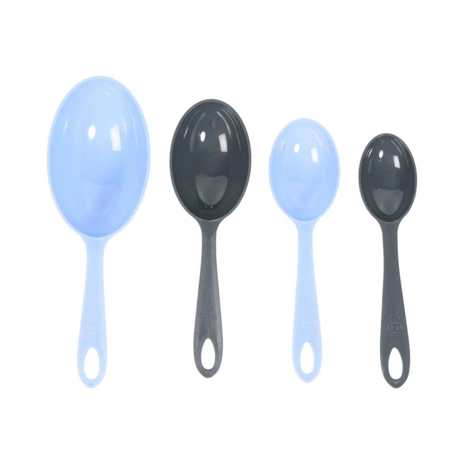 Set of 4 Large Measuring CupsBlue Image 1