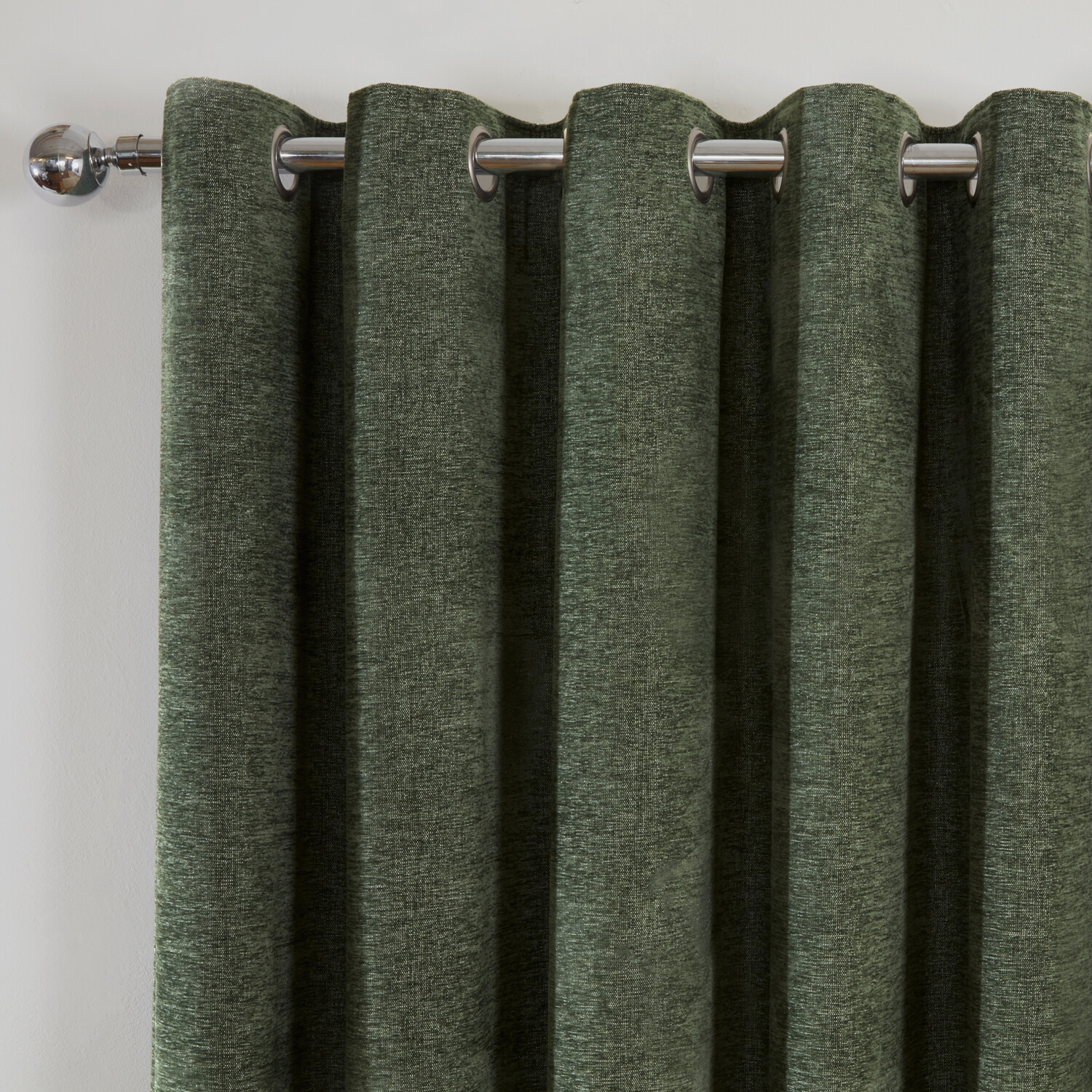 Aspen Eyelet CurtainGreen168cm229cm Image 3