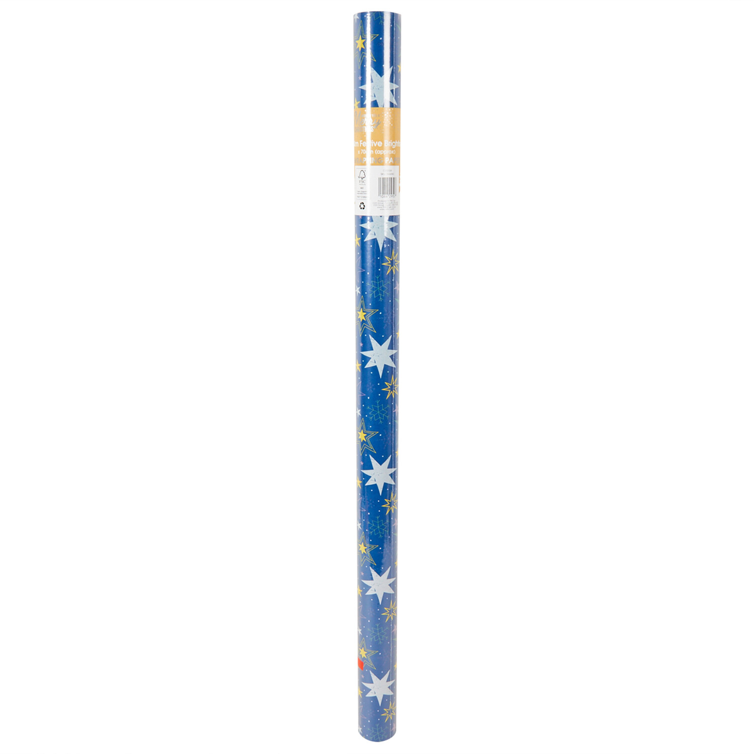Festive Brights Gift Wrap 4m Image 1