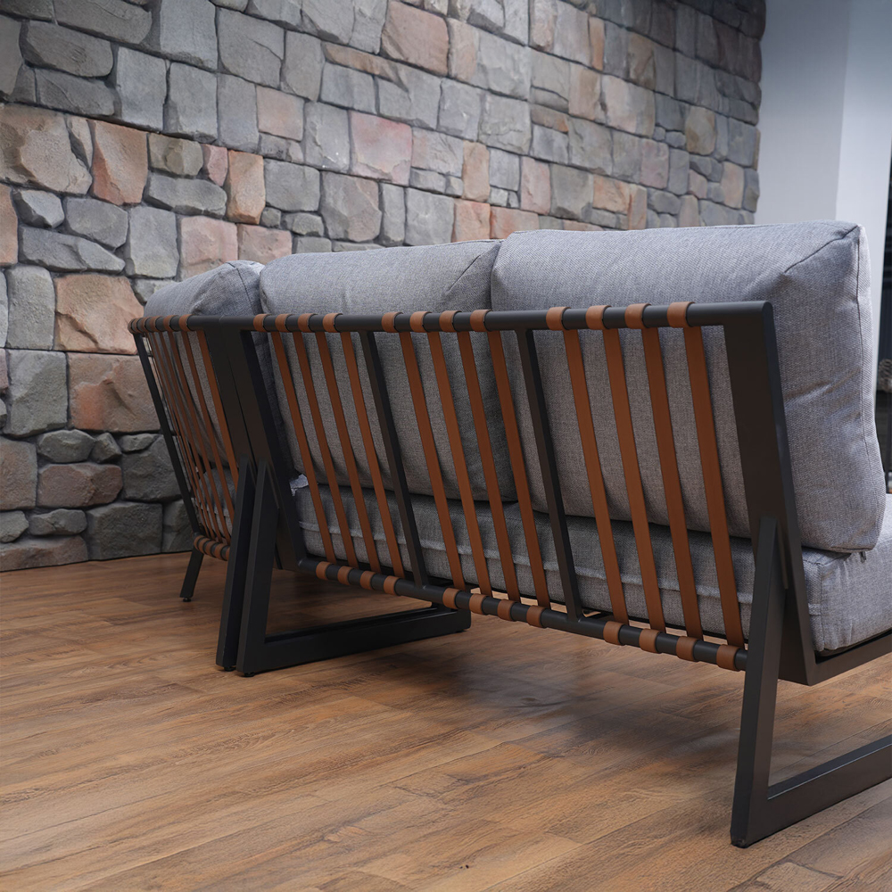 Rimini Sofa Set - Grey Image 4