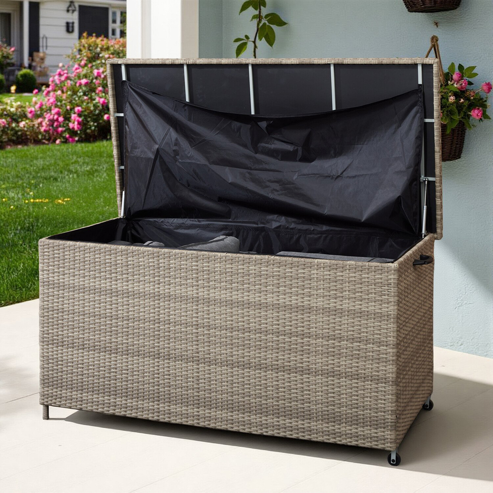 Cambridge Cushion Box with Wheels Natural Image 3