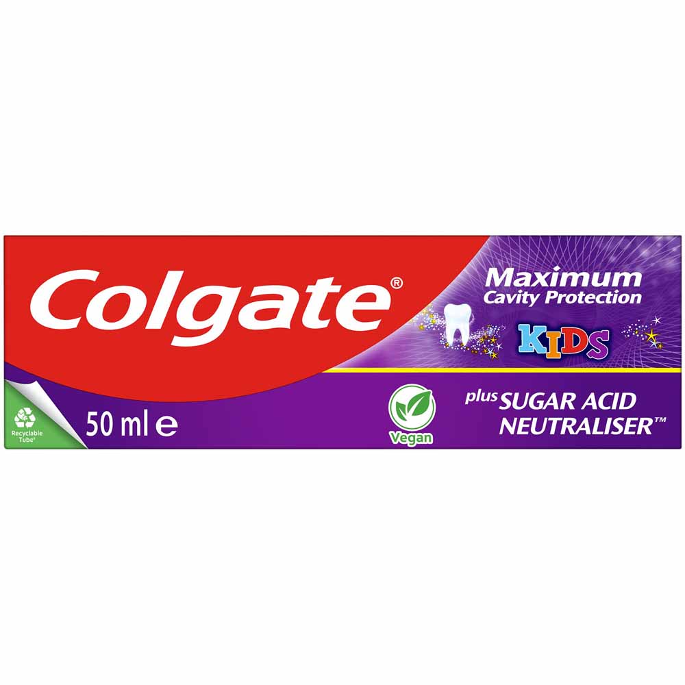 Colgate Maximum Cavity Protection Kids Toothpaste 50ml Image 2