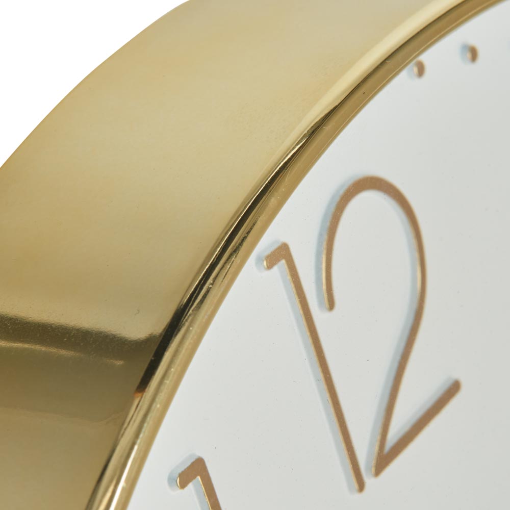 Wilko Gold Classic Wall Clock Wilko