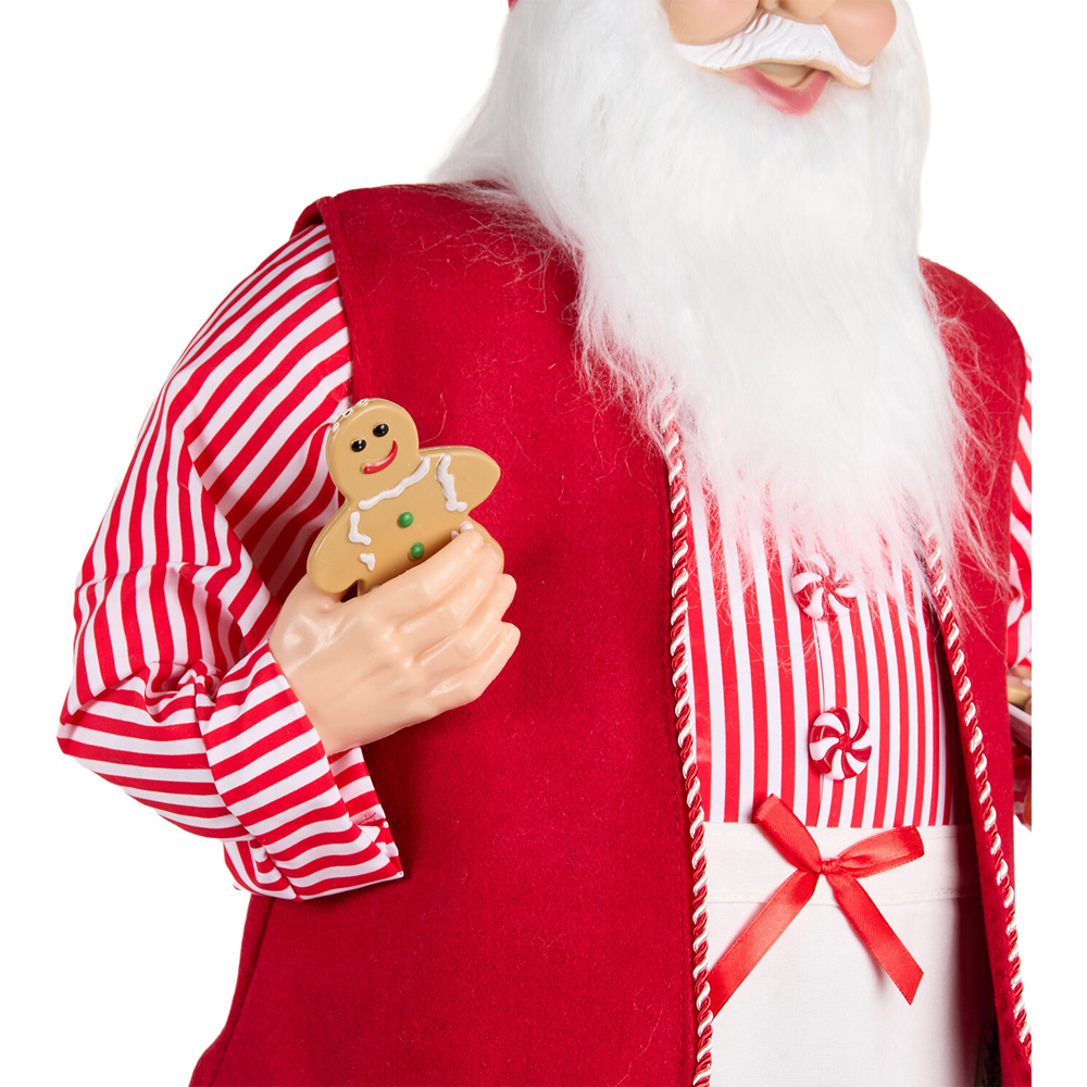 Large Chef Santa Decoration Image 6