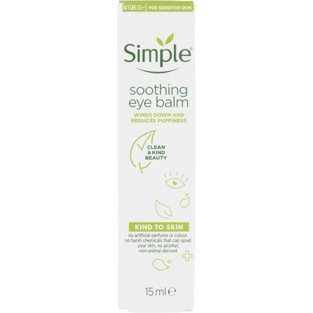 Simple Kind to Eyes Soothing Eye Balm 15ml Image 1