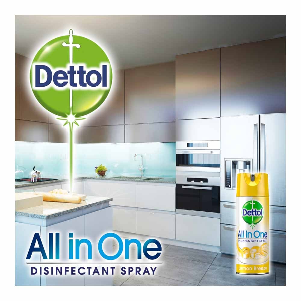 Dettol Lemon Disinfectant Spray Case of 6 x 400ml Image 6