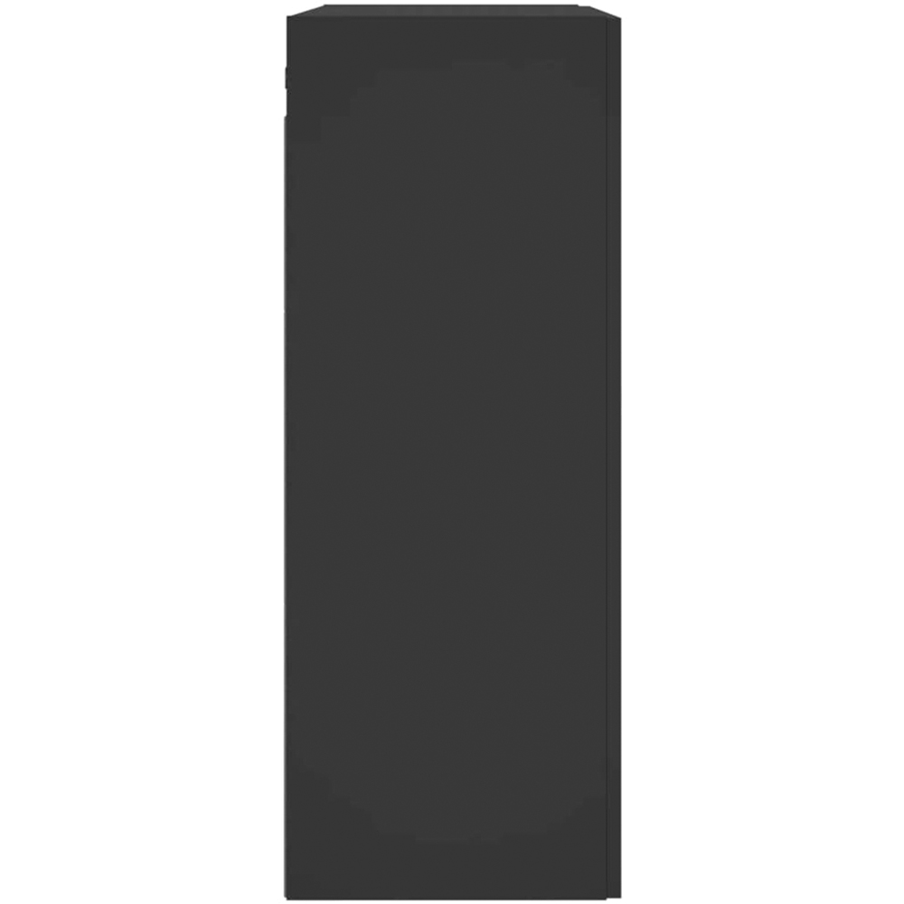 vidaXL 2 Door Black Wall Mounted Cabinet Image 8