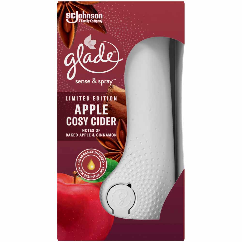 Glade Sense & Spray Holder Apple Cosy Cider Air Fr Apple Pie Air Freshener 18ml Image 2