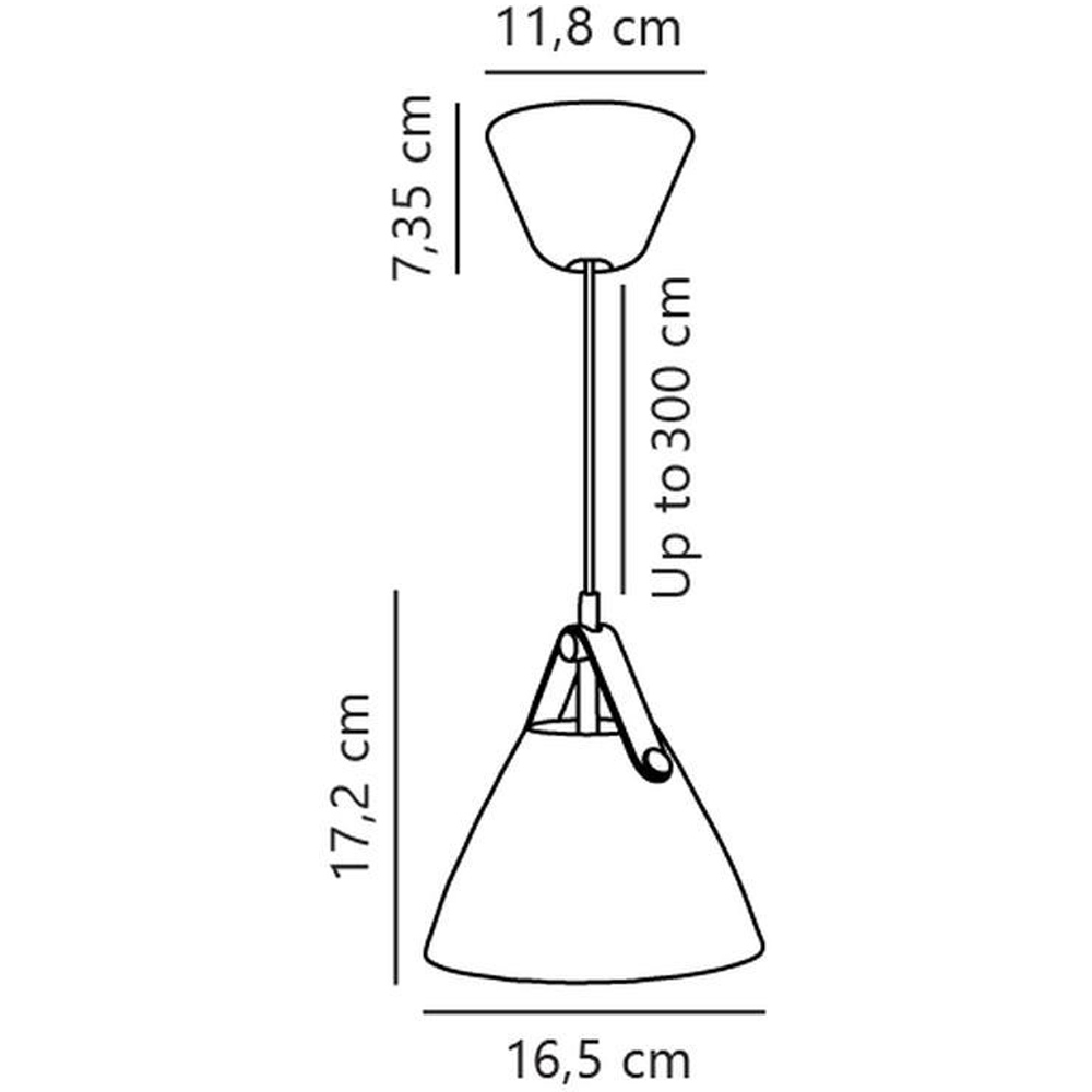Nordlux Strap 16 White Pendant Light Image 4