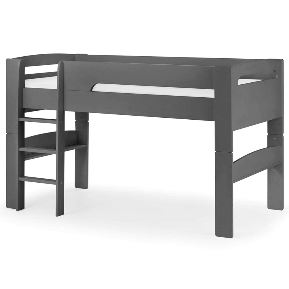 Julian Bowen Pluto Single Anthracite Mid Sleeper Bed with Grey Star Tent Image 3