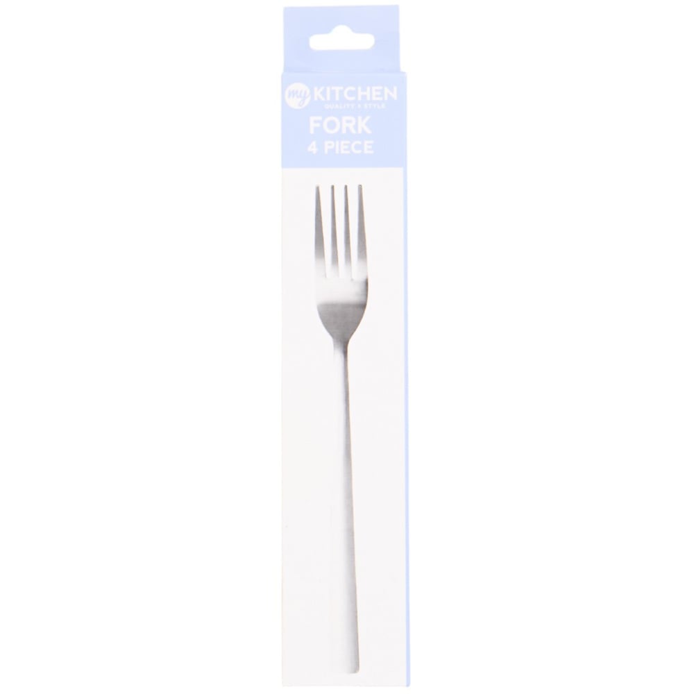 Pack of 4 My Forks Silver Image 3