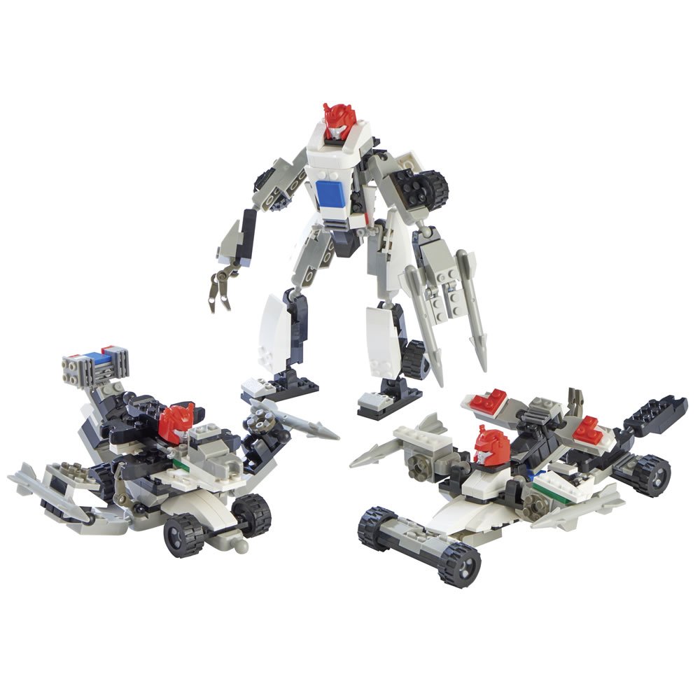 Single wilko Blox Robot 3 in 1 Small Set in Assorted styles Image 1