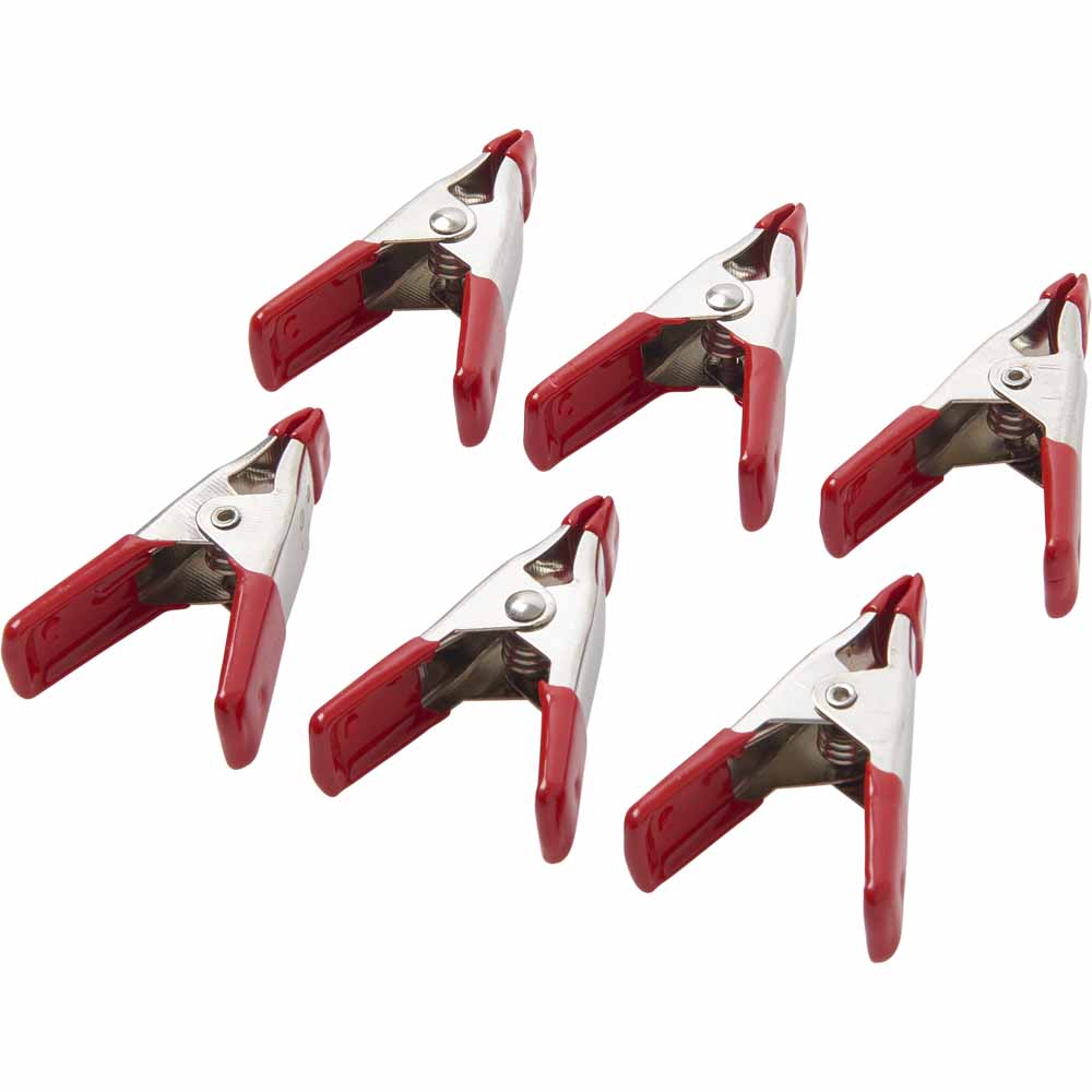 Wilko Mini Spring Clamp Set 6pc Wilko