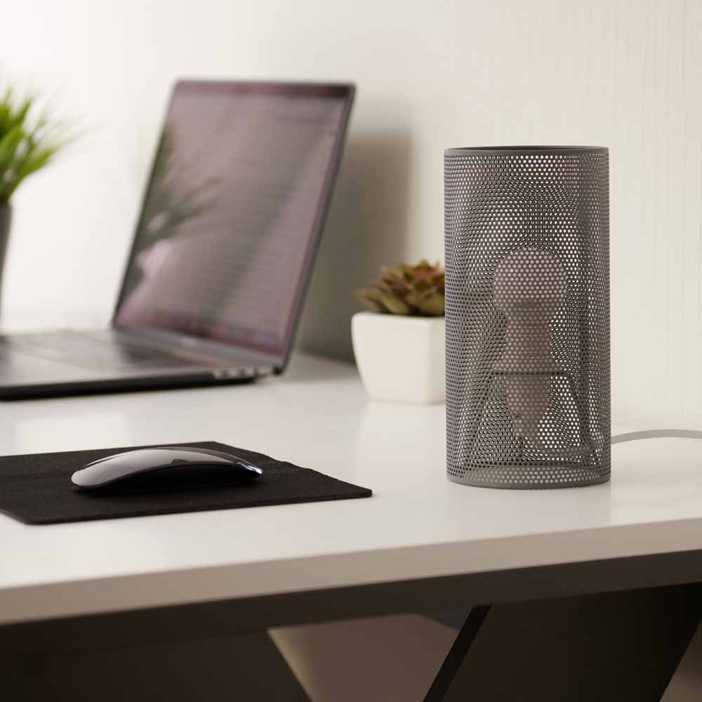 Wilko Slate Perforated Pad Lamp Wilko