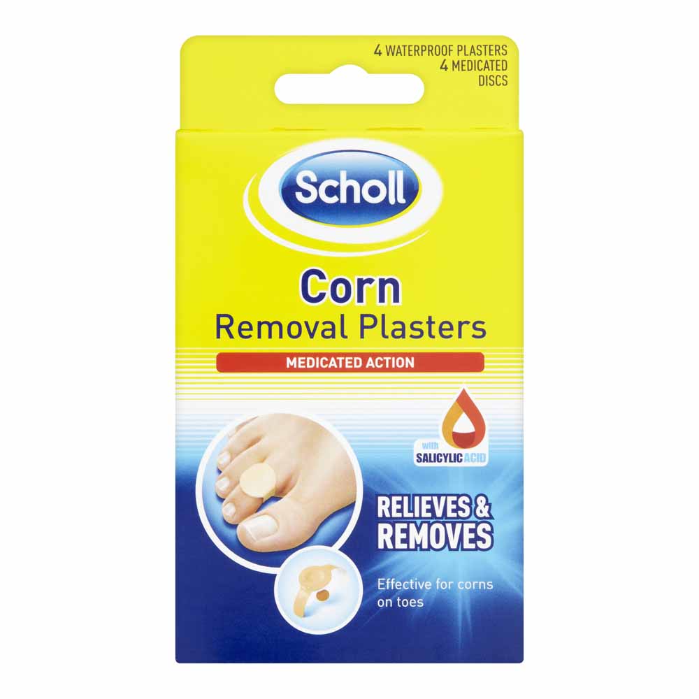 Scholl Foot Care Medicated Corn Removal Plasters 4 pack Image 2