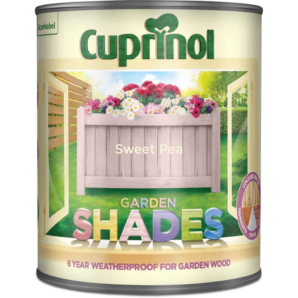 Cuprinol Garden Shades Sweet Pea Exterior Paint 1L Image 2