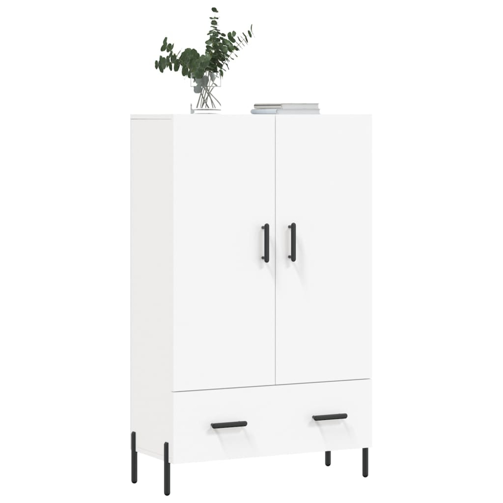 vidaXL 2 Door 2 Drawer White Highboard Image 3