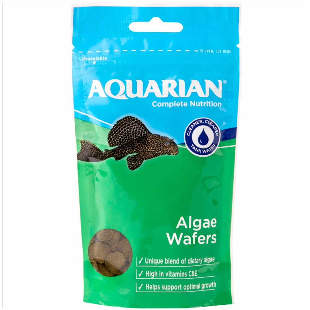 Aquarian Advanced Nutrition Algae Wafer Fish Food 85g Image 1