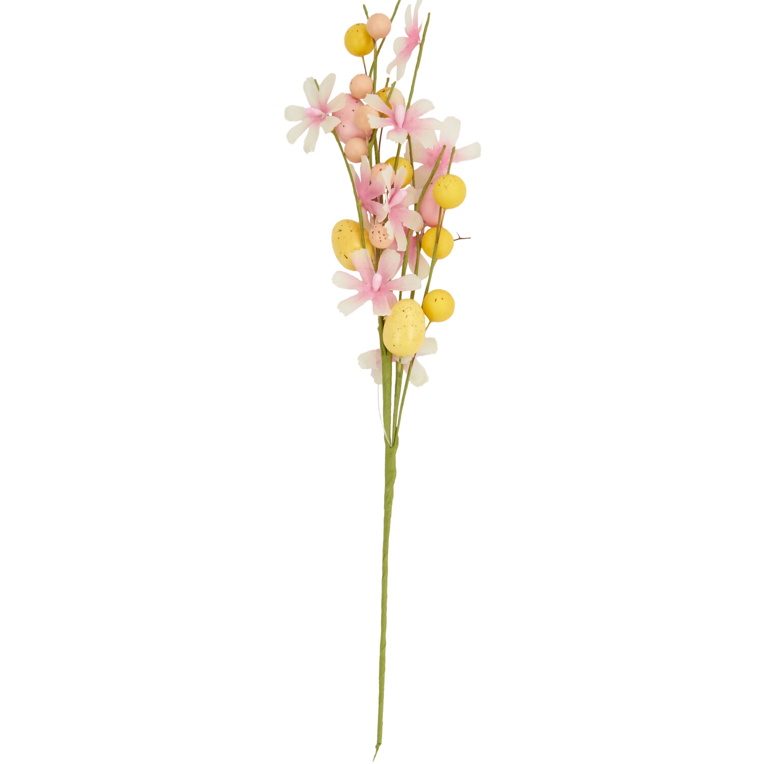 Pink Flower and Yellow Egg Pick Image 1