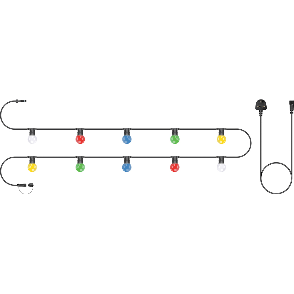 Eagle Connect Festoon 10 RGB Lamps LED String Light 10m Image 2