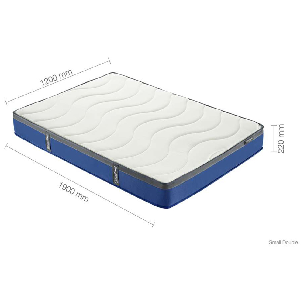 SleepSoul Nebula Small Double White 600 Pocket Sprung Foam Mattress Image 9