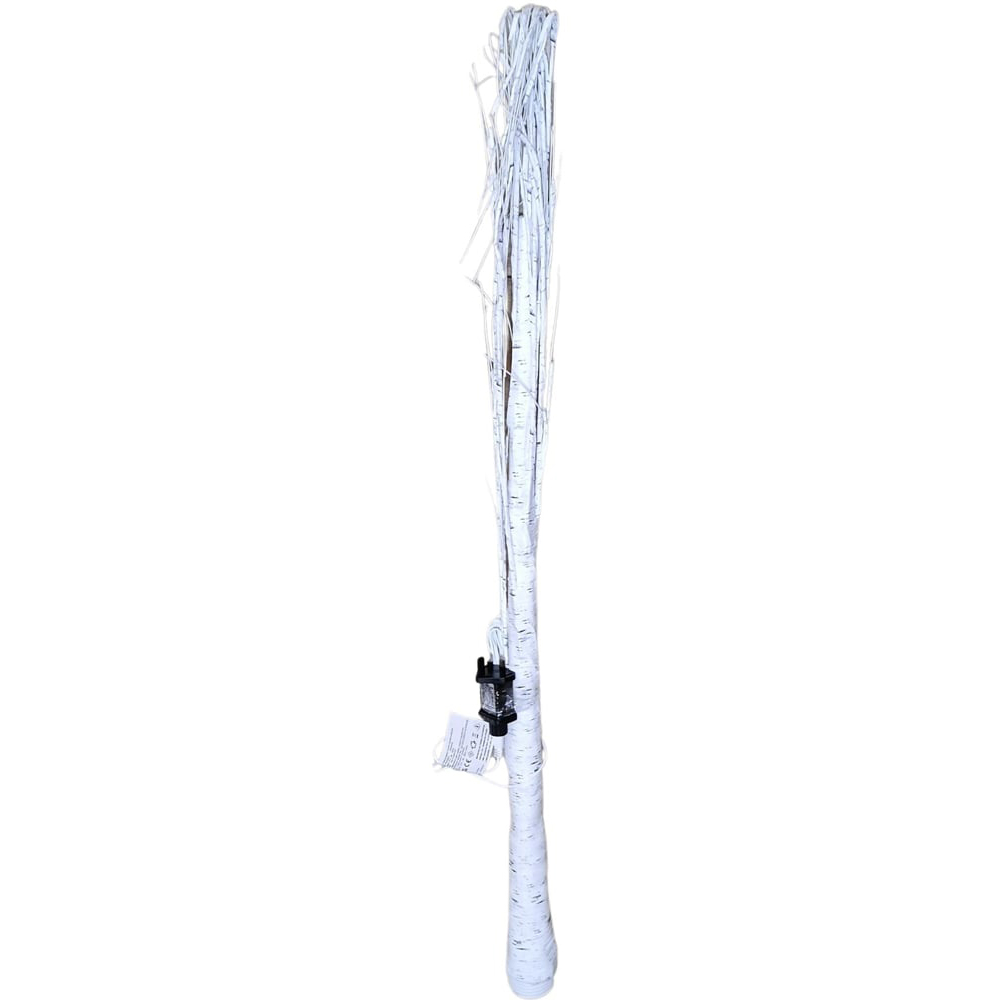 Samuel Alexander Ice White LED Indoor Outdoor Christmas Birch Tree 5ft Image 2