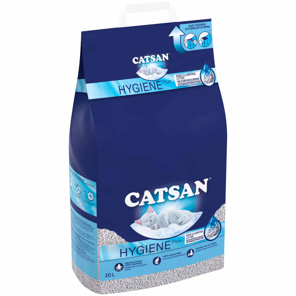 Catsan Hygiene Non Clumping Odour Control Cat Litter 20L Image 3