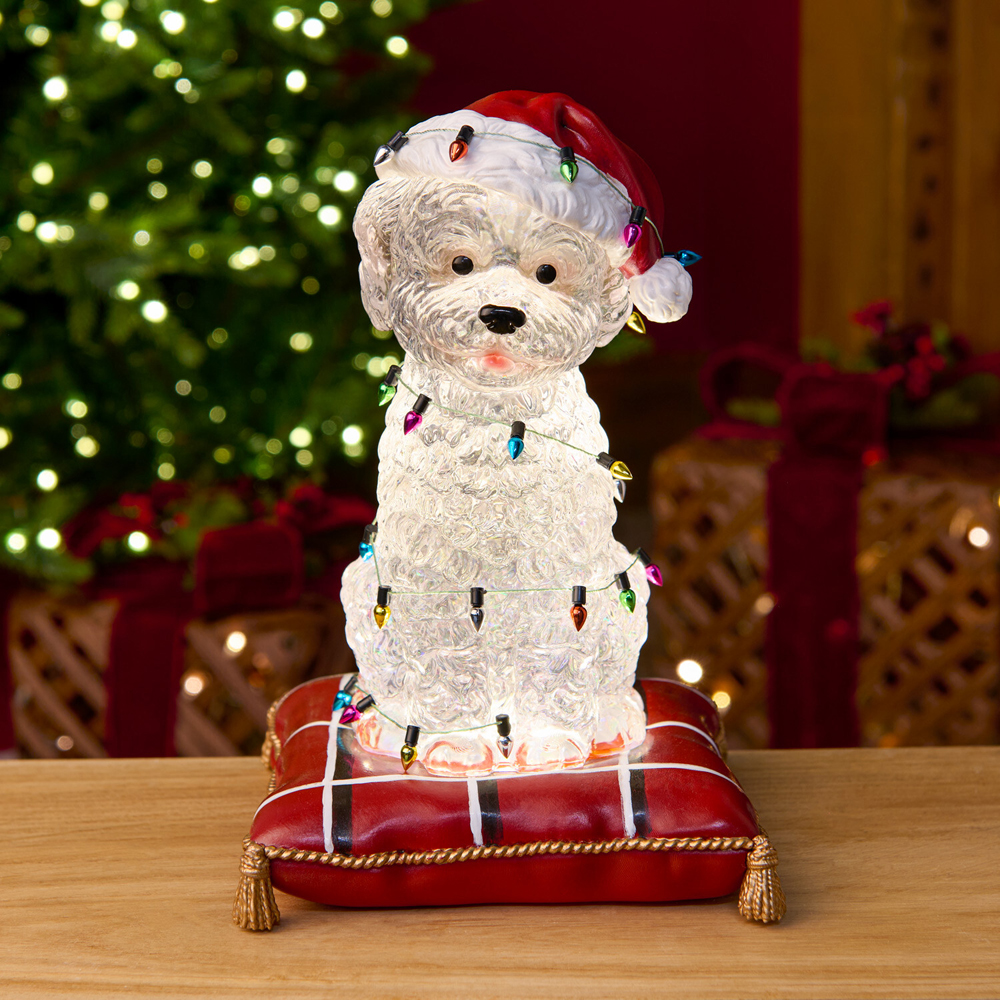 Cockapoo Light Up Glitter Spinner Image 2