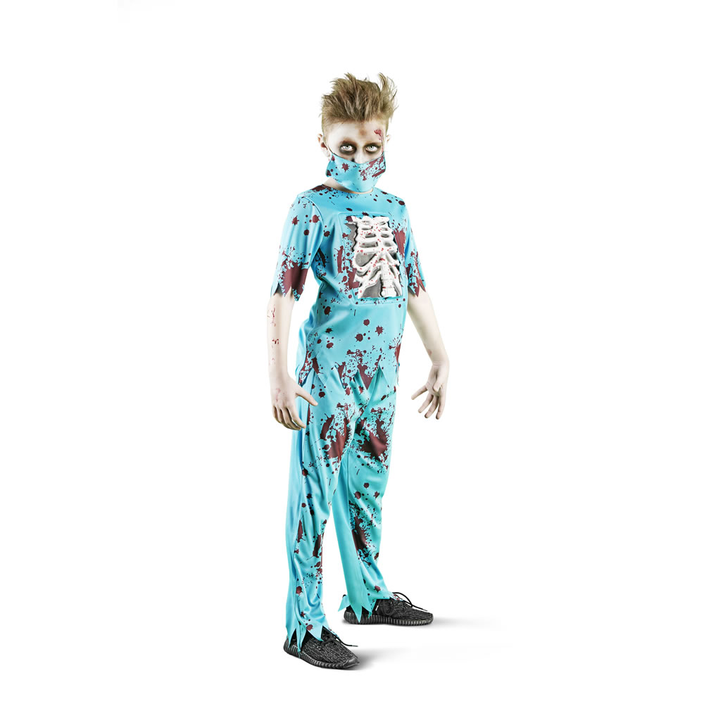 Wilko Halloween Scary Surgeon Costume 7-8 Years Image 2
