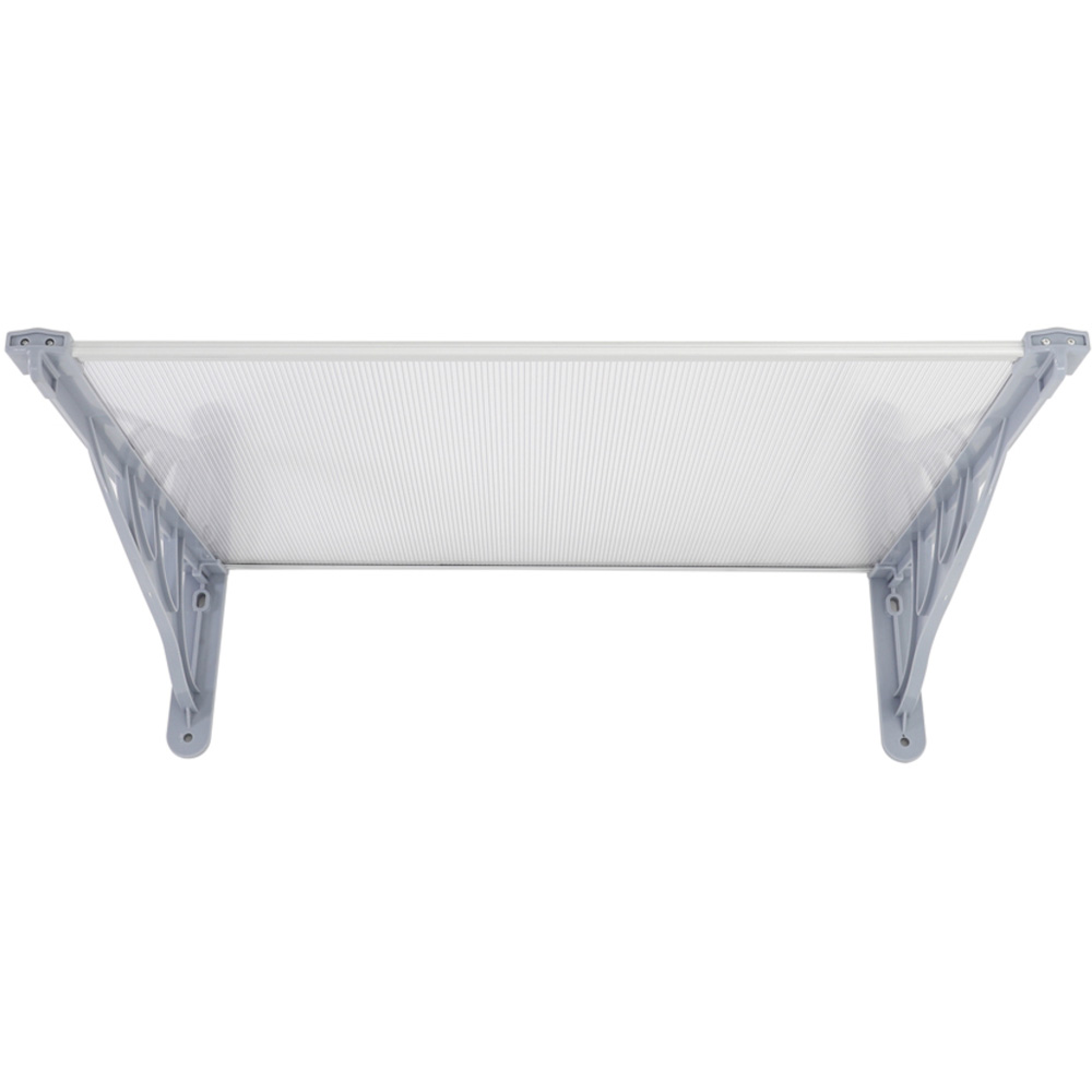 Living and Home Grey Front Door Canopy 90 x 120cm Image 3