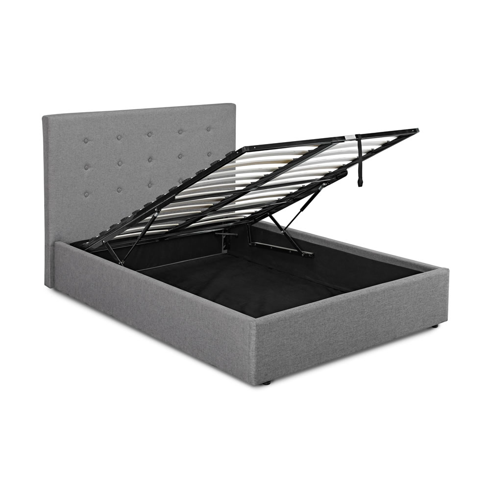 Luca Grey Ottoman Bed Image 2