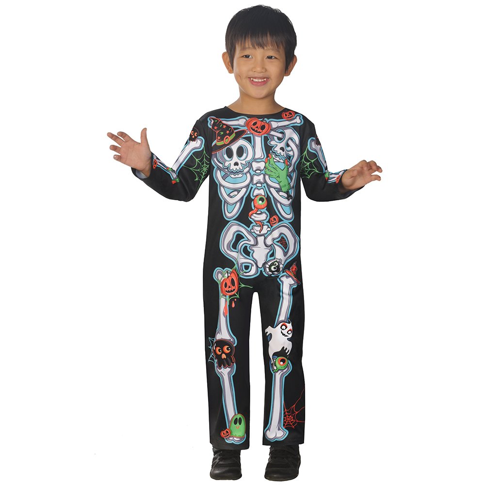 Wilko Skeleton Toddler Costume Age 1-2 Image 1