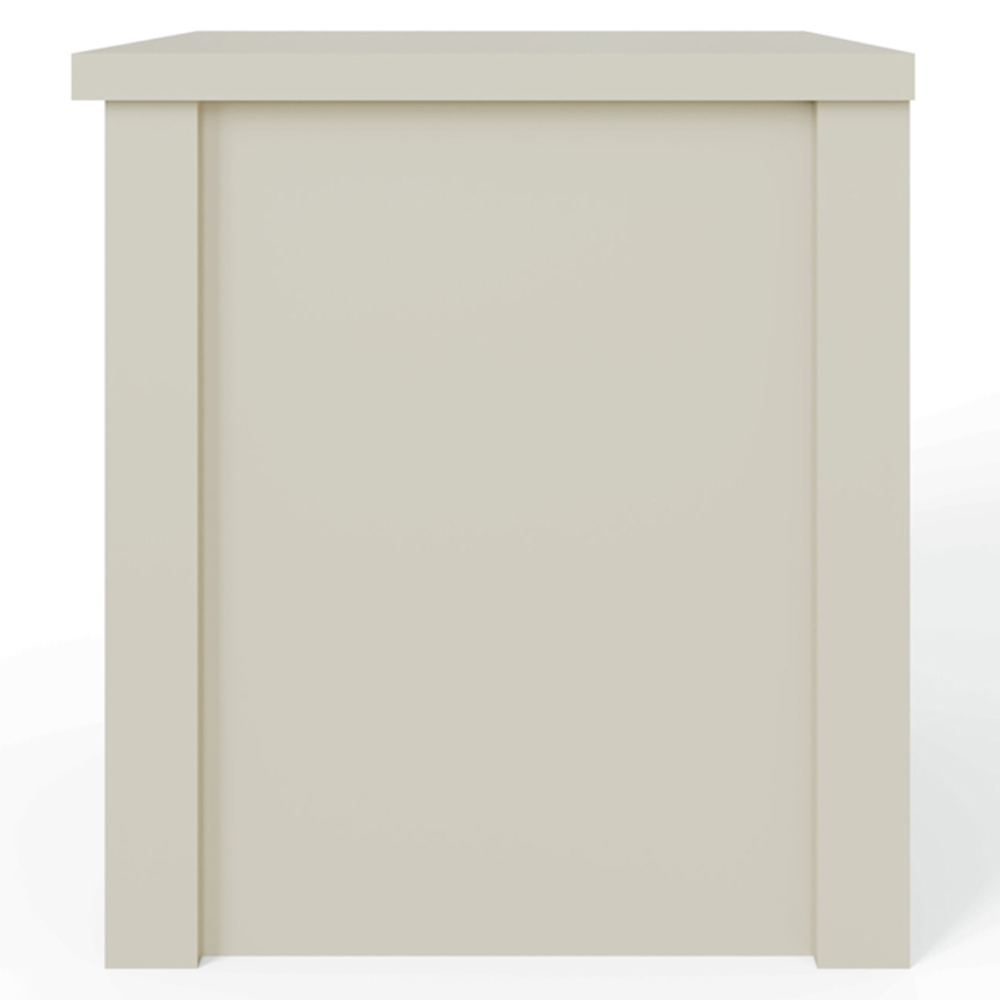 GFW Oakley Single Drawer Single Shelf Stone Lamp Table Image 5