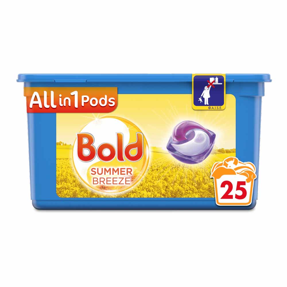 Bold All-in-1 Pods Summer Breeze 25 Wash Image 1