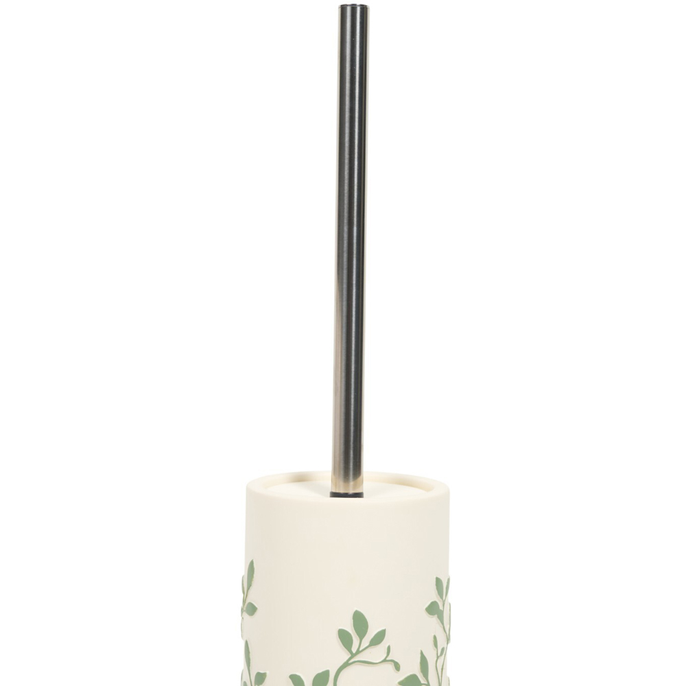 Sage Botanical Toilet Brush Holder Image 3