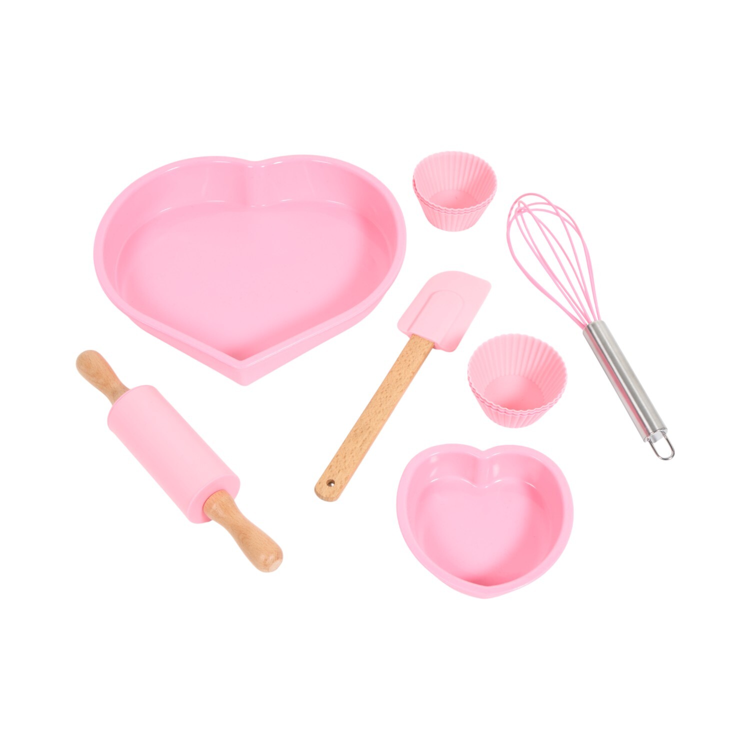 11 Piece Baking Set Pink Image 3