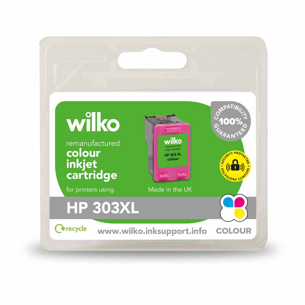 Wilko HP 303XL Colour Remanufactured Inkjet Cartridge Image