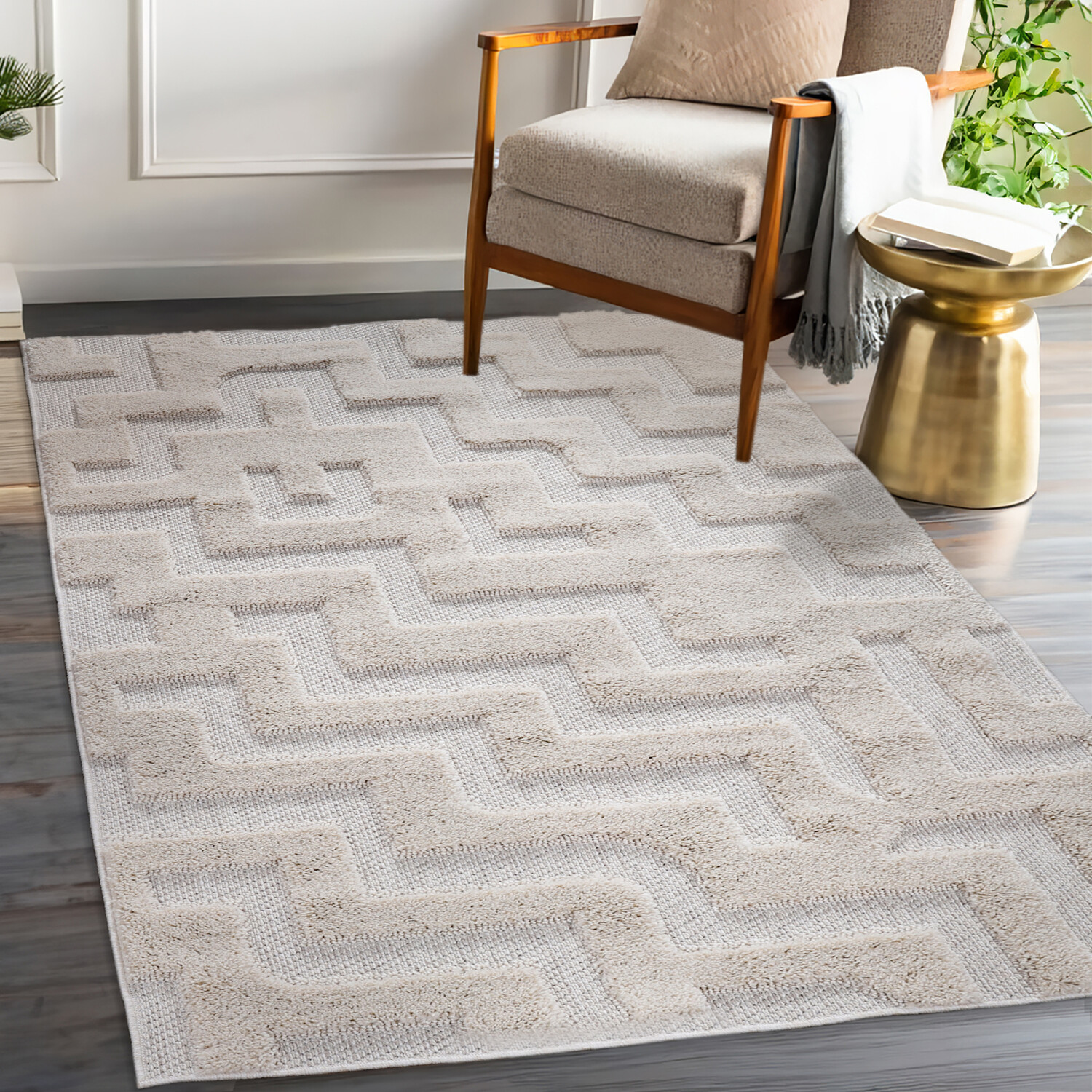Alicante Rug - Cream / 120cm Image 2