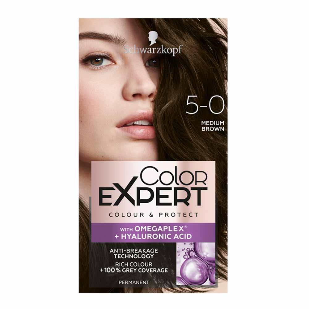Schwarzkopf Color Expert Medium Brown  Permanent Hair Dye | Wilko