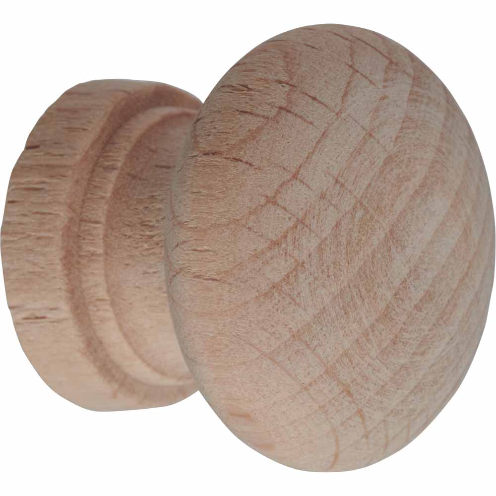 Wilko Beech Knobs 25mm 4 Pack Wilko