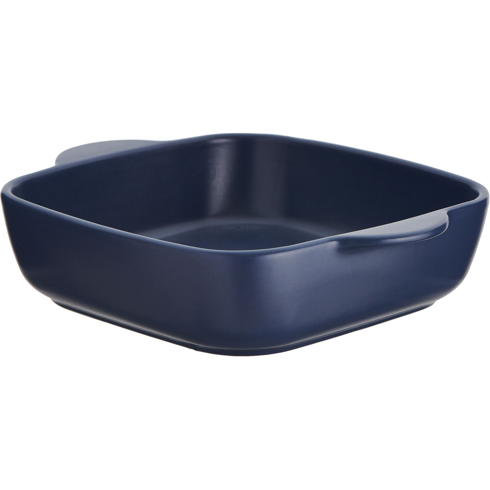 Wilko 23cm Blue Stoneware Square Baking Dish Image 3