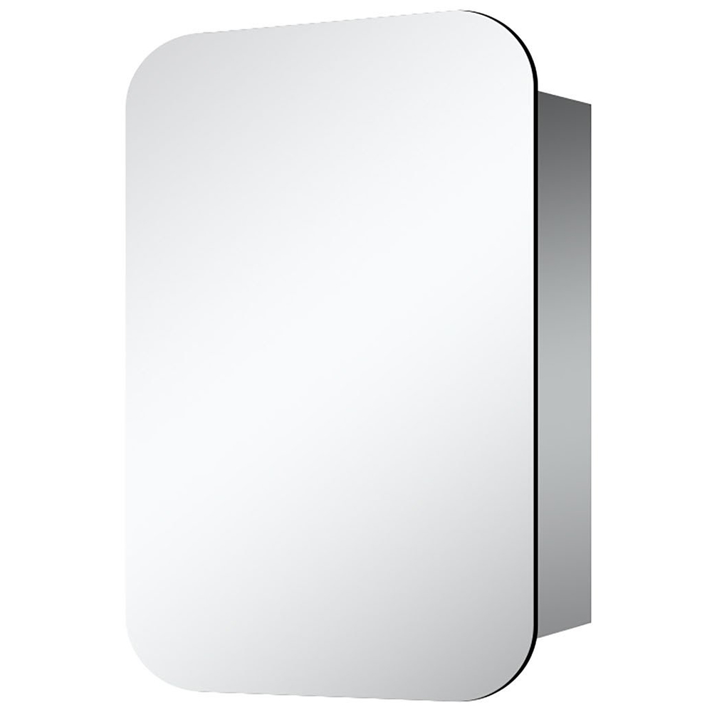 Atlanta Bathroom Mirror Cabinet - Silver Image 3