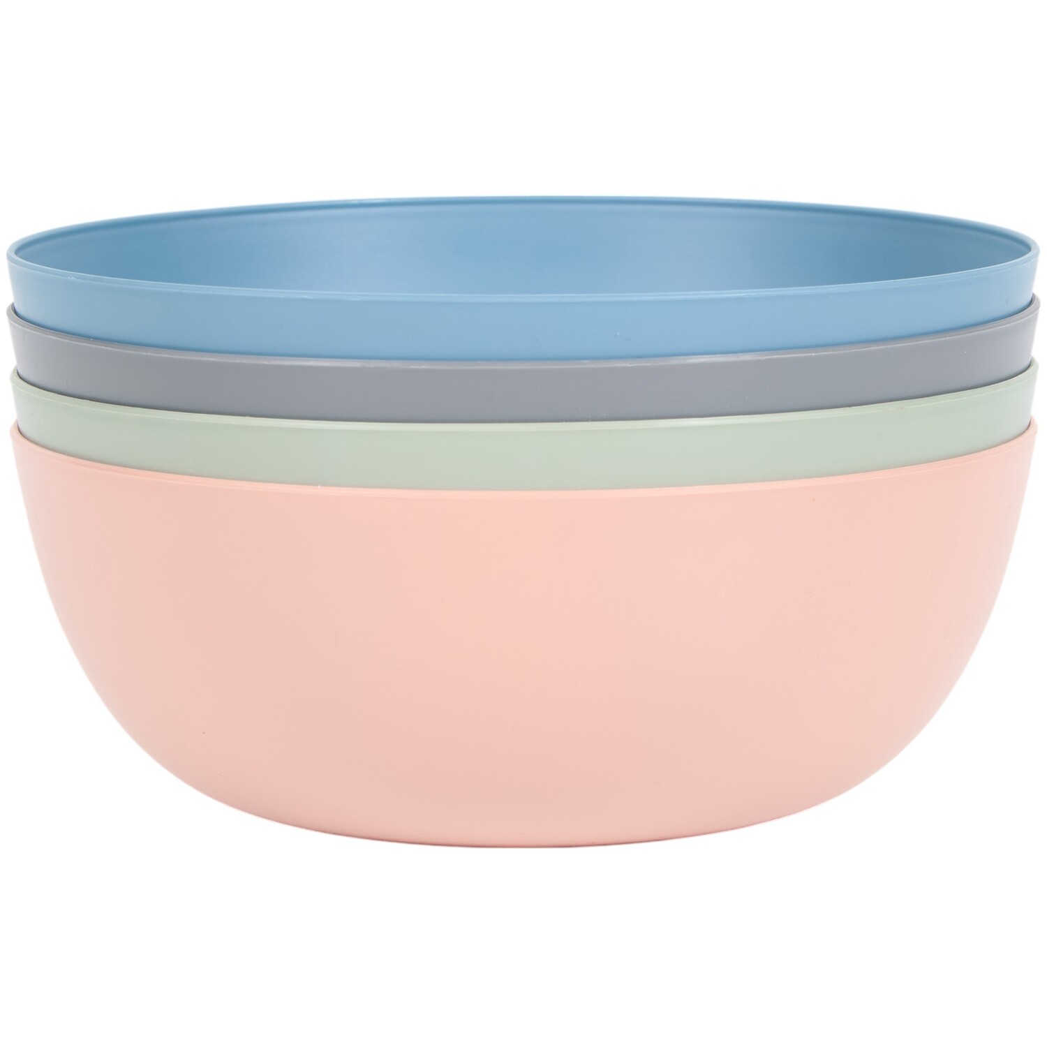 Pack of 4 Summer Living PP Bowls Multicolour Image 1