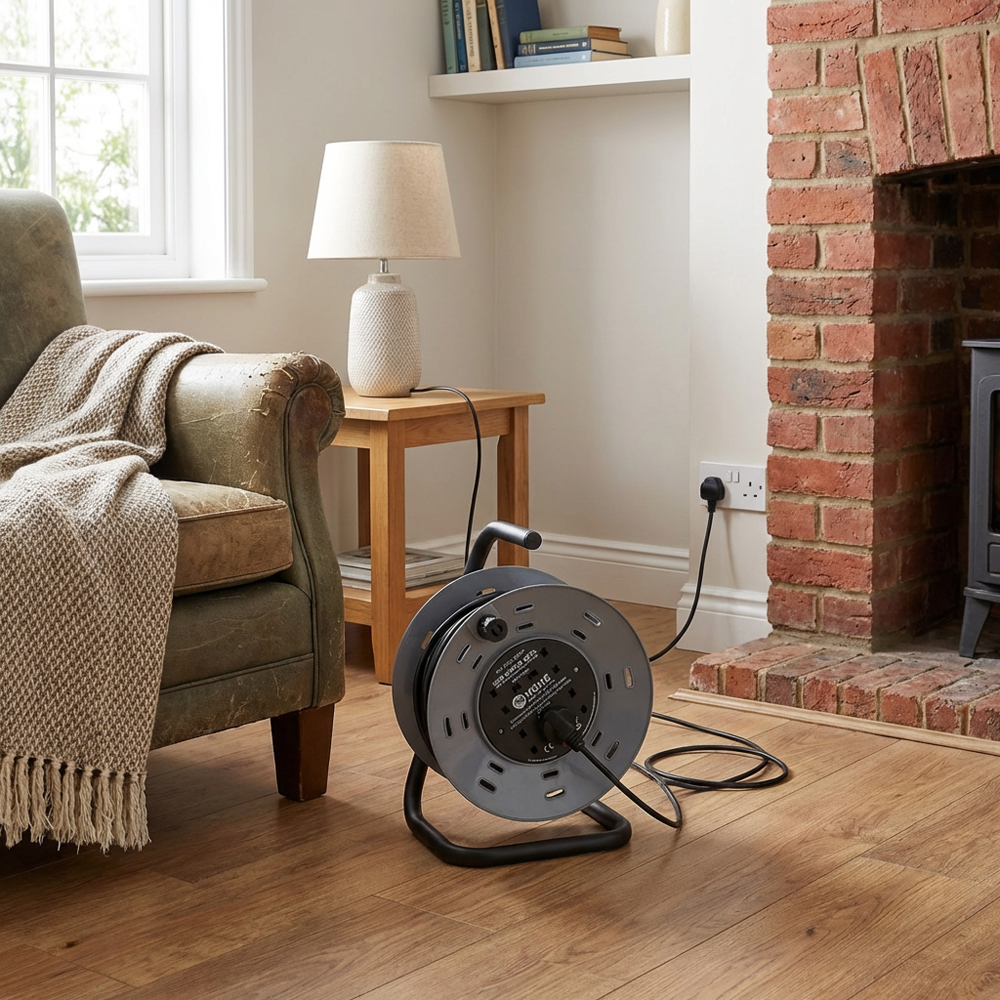My Home 4 Way Open Cable Reel 25m Image 6