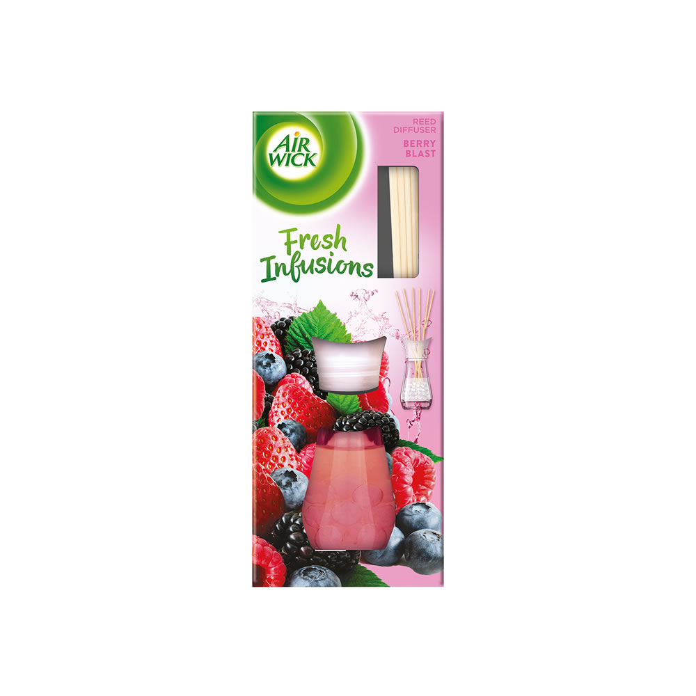 Air Wick Reed Diffuser Fresh Infusions Berry Blast 30ml Image